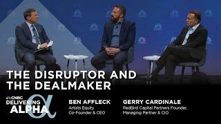 The Disruptor and The Dealmaker with Ben Affleck and Gerry Cardinale at CNBC's Delivering Alpha