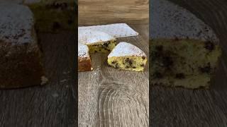 Torta con farina di riso e gocce di cioccolato #shortvideo #shorts