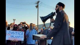 Free Aafia Siddiqui Rally - Dr. Omar Suleiman