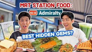 TRYING *ADMIRALTY* MRT STATION FOOD | HIDDEN GEM OMG??