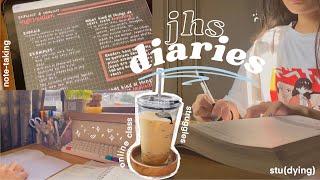 [ study vlog ] ‍️ another week in jhs ; stu(dying) & procaffeinating ‍️ || jhs diaries 