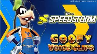 All Goofy Voice Clips • Disney Speedstorm • All Voice Lines • 2023 (Bill Farmer)