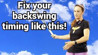 How to do the backswing in tennis