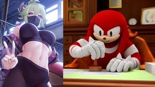 Knuckles rates Genshin Impact waifu, but I use really Sussy Images!! 