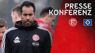 F95-Pressekonferenz | Fortuna Düsseldorf vs. Hamburger SV | 2021/22 | Thioune vor #F95HSV