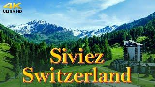 Siviez Switzerland Walking in the mountains. Outdoor Travel