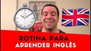 ROTINA de Aprendizado de INGLÊS - Turbine seu Inglês (Gabriel Poliglota)