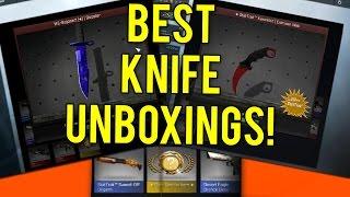 CS GO - Top 5 Most Expensive Knife Unboxing Videos!
