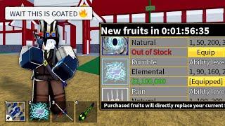 Blox Fruits, But The Stock Decides My Fruit in PVP..