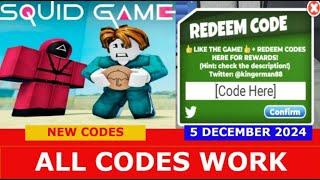 *NEW CODES* Squid Game ROBLOX | ALL CODES | DECEMBER 5, 2024