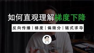 如何理解“梯度下降法”？什么是“反向传播”？通过一个视频，一步一步全部搞明白