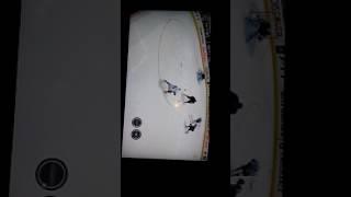 Rocked the goalie