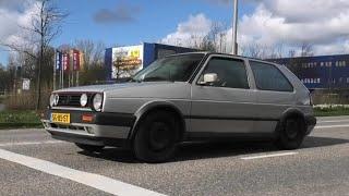 600HP VW Golf 2 VR6 TURBO | Acceleration & Engine sound! | One Shot Video