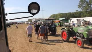 Schleppertreffen 2016 in Wulften - Kleine Rundfahrt auf einem alten Deutz