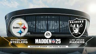 Madden 25 - Pittsburgh Steelers @ Las Vegas Raiders - Week 6