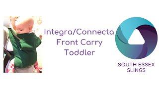 Front carry with a 1 year old using a Connecta/Integra