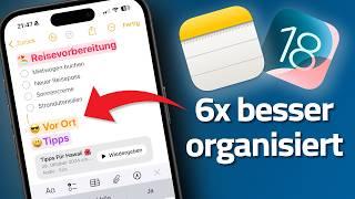 iOS 18: Apple Notizen für iPhone & iPad - Was ist neu?