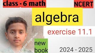 algebra NCERT exercise 11.1 | class 6 math chapter 11 | algebra