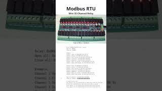 Modbus RTU RS485 Mini Relay Module