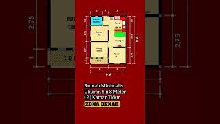 Denah Rumah (6x8)