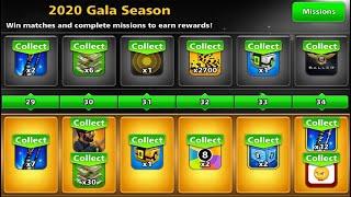 8 ball pool Unlock All Rewards Pool Pass  Max Rank 34