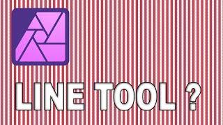 Affinity Photo Line Tool ... Where ? | Move From Illustrator To Photo