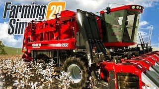 FARMING SIMULATOR 20 - BAUMWOLLE ernten - gibt das Geld? | Landwirtschafts-Simulator 20 Gameplay