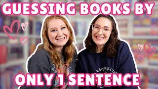 Guessing Our Favorite Books By Only One Sentence! 