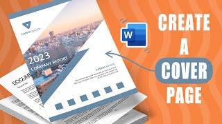 Create a Cover Page in MS Word -  Easy tutorial