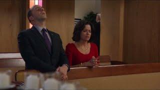 Selina and Gary praying - VEEP (S05E04)