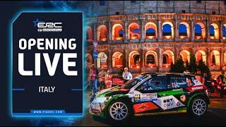  Opening live | ERC Rally di Roma Capitale 2024