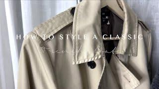 HOW TO STYLE A CLASSIC TRENCH COAT  4 WAYS | 2024 UPDATE | SWEDIARY