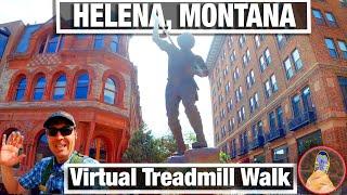 City Walks - Helena Montana - Capital City Virtual Walking Tour for Treadmill - 4k