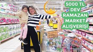 5000 TL DEV RAMAZAN MARKET ALIŞVERİŞİ2 ÇOCUKLA EĞLENCELİ ALIŞVERİŞ‍‍‍NELER ALDIK