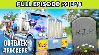 Truck Hauls Precious 100 Year Old Gravestone | Outback Truckers - Season 3 Episode 11 FULL EPISODE