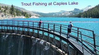 Trout Fishing at Caples Lake. An excellent picturesque panoramic views.