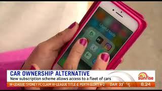 Channel 7's Sunrise Clip on Car Subscription