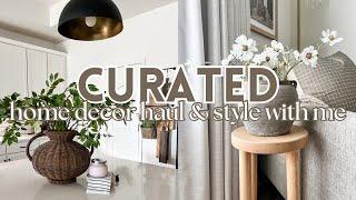 *NEW* CURATED HOME DECOR HAUL & DECORATE WITH ME 2024 | Styling Vintage & Modern Decor