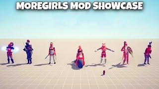 MOREGIRLS MOD SHOWCASE - Totally Accurate Battle Simulator TABS