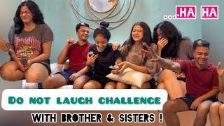 Do not laugh challenge with brother & sister | challenge vlog | jaatpahadan | Daily vlogs | funny !