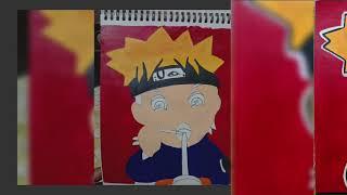 Naruto painting | acrylic colour | by Abhinaba.