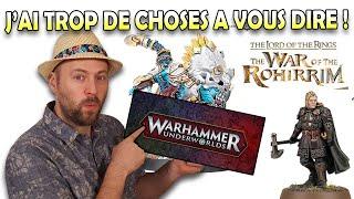 Trop de jeux de figurines pour une vie de Hobby ? LES News Games workshop et bien plus !