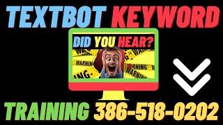 Textbot Keyword Training | Unlimited Keywords With Textbot AVA + Plus