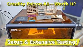 Most Compact & User Friendly Laser | Creality Falcon A1 Laser – Setup & Extensive Testing!