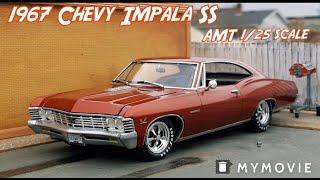 Built up AMT 1967 Chevrolet Impala SS 1/25 scale model kit