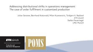 Addressing distributional shifts in operations management