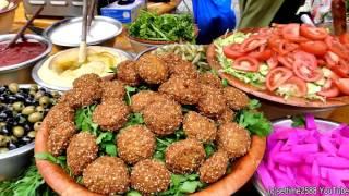 Falafel Wraps from Lebanon Tasted in London. Street Food of Camden Town