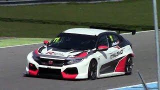 2018 Honda Civic TCR - New WTCR Touring Car Testing on Track