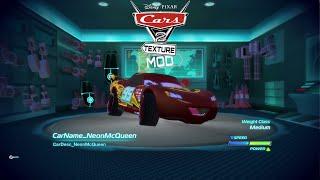 Cars 2: The Video Game Texture Mod Neon Mcqueen