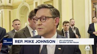 House Speaker Johnson pulls government funding